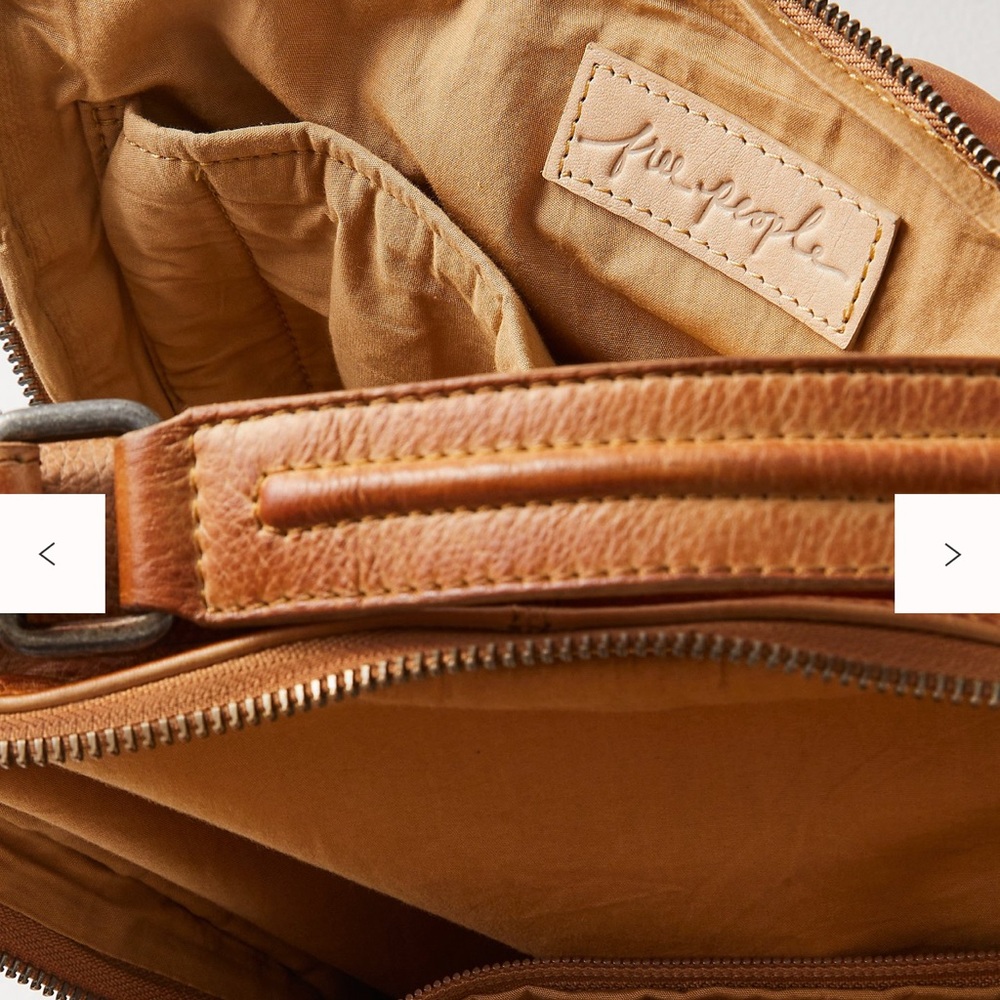 Free People Tan Leather Backpack - Picture 7 of 8